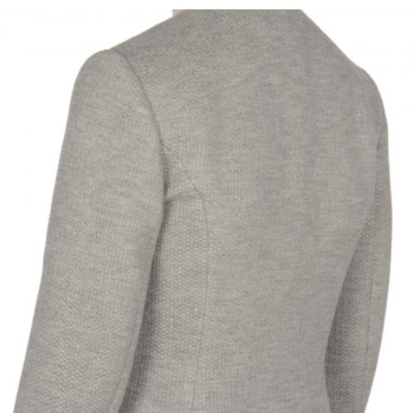 TED BAKER Hatie Textured Shaped Hem Cropped Jacket - Picture 2 of 4